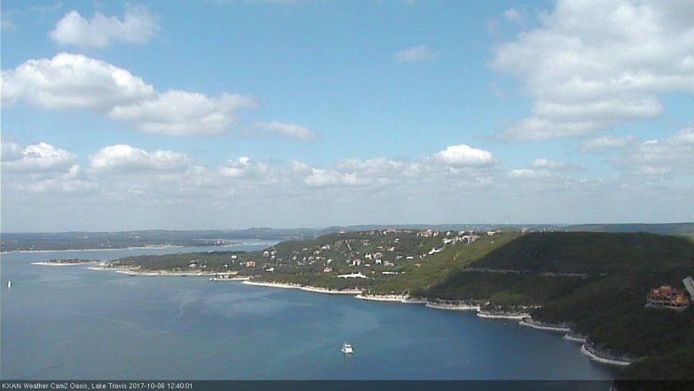 Lake Travis webcam, October 6, 2017 11:45 AM CT