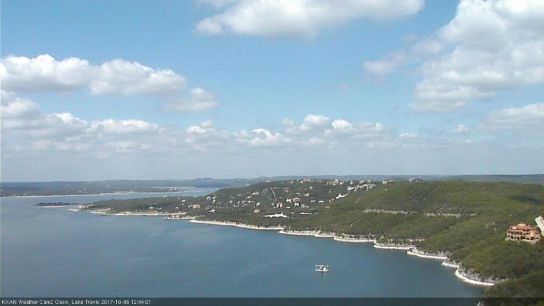Lake Travis webcam, October 6, 2017 12:15 PM CT