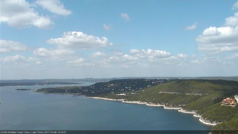 Lake Travis webcam, October 6, 2017 12:30 PM CT