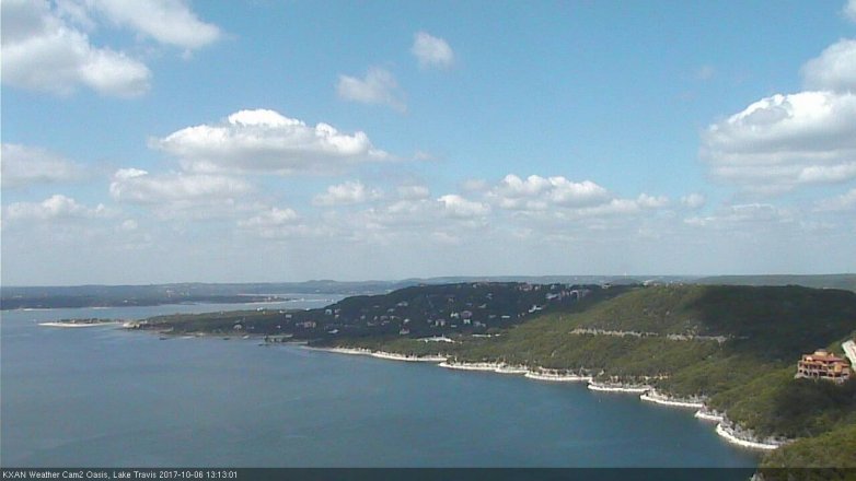 Lake Travis webcam, October 6, 2017 12:40 PM CT