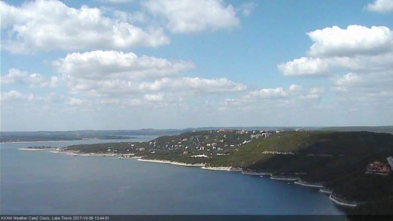 Lake Travis webcam, October 6, 2017 12:55 PM CT