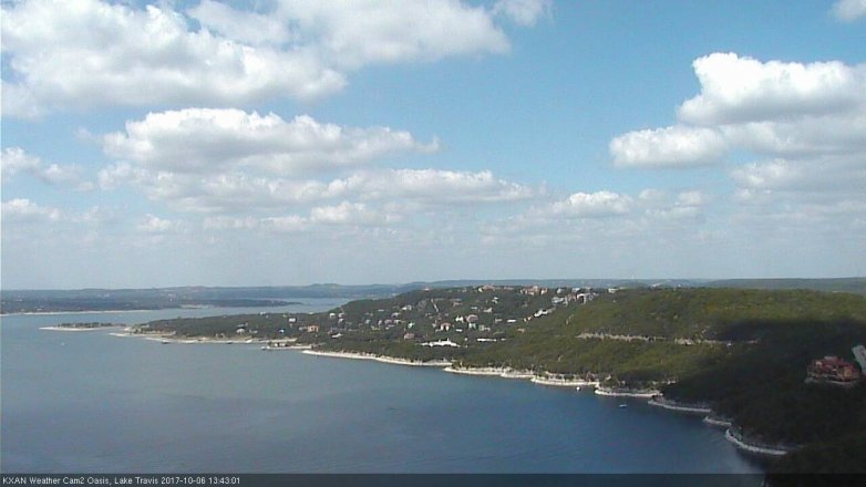 Lake Travis webcam, October 6, 2017 1:05 PM CT