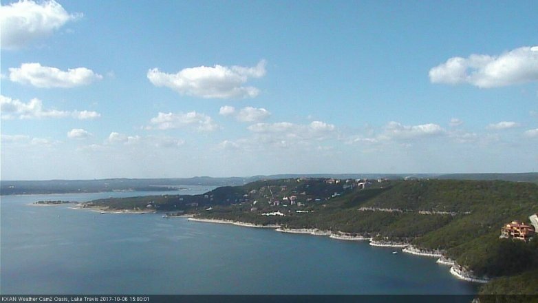 Lake Travis webcam, October 6, 2017 2:05 PM CT