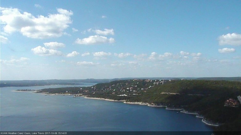 Lake Travis webcam, October 6, 2017 2:40 PM CT