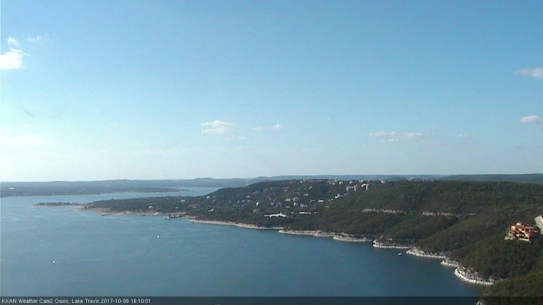 Lake Travis webcam, October 6, 2017 3:30 PM CT