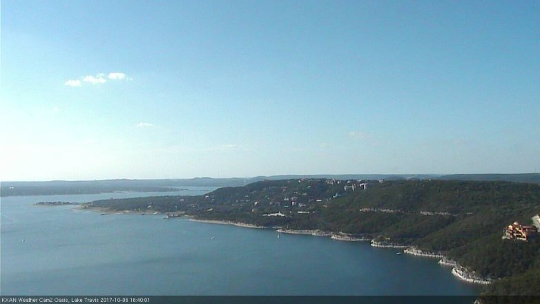 Lake Travis webcam, October 6, 2017 4:05 PM CT