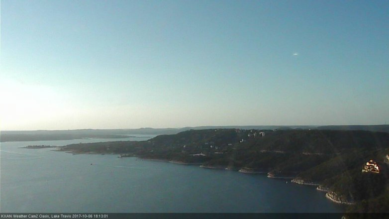 Lake Travis webcam, October 6, 2017 5:45 PM CT