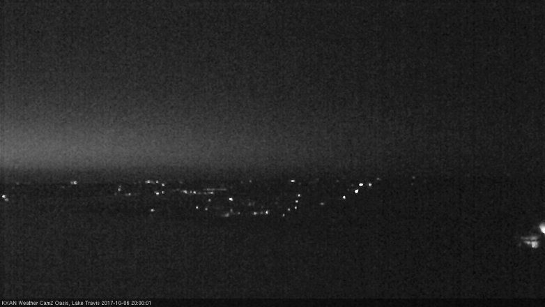 Lake Travis webcam, October 6, 2017 7:15 PM CT