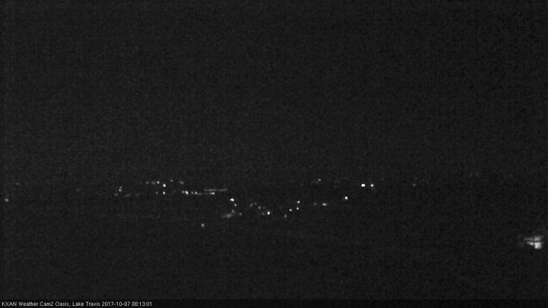 Lake Travis webcam, October 6, 2017 11:35 PM CT