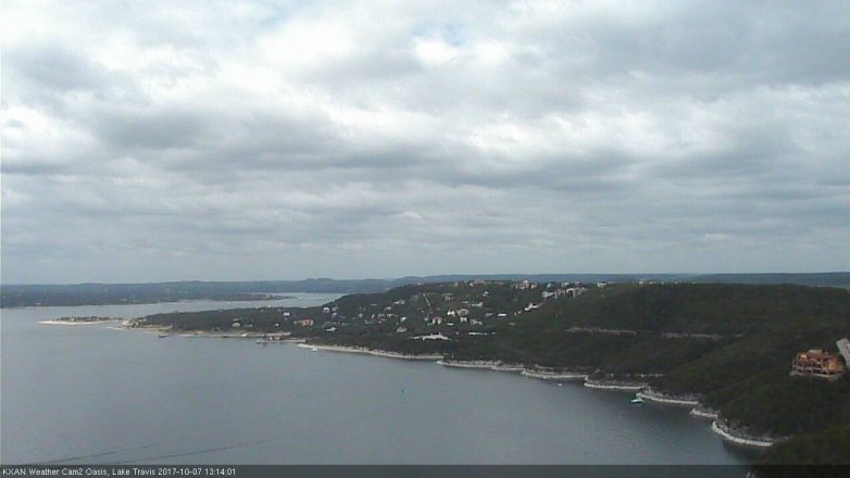 Lake Travis webcam, October 7, 2017 12:35 PM CT