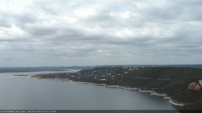 Lake Travis webcam, October 7, 2017 12:40 PM CT