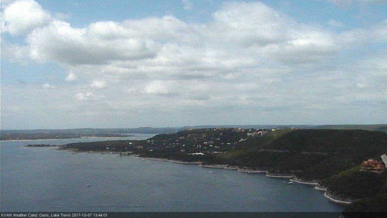Lake Travis webcam, October 7, 2017 12:55 PM CT