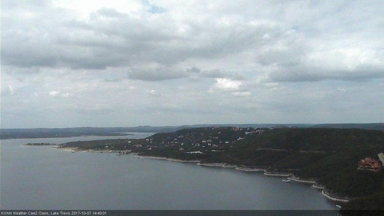 Lake Travis webcam, October 7, 2017 1:55 PM CT