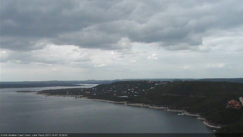 Lake Travis webcam, October 7, 2017 2:50 PM CT