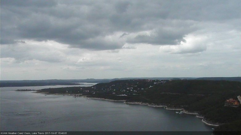 Lake Travis webcam, October 7, 2017 3:10 PM CT
