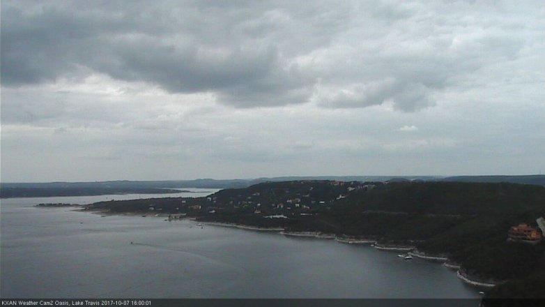 Lake Travis webcam, October 7, 2017 3:25 PM CT