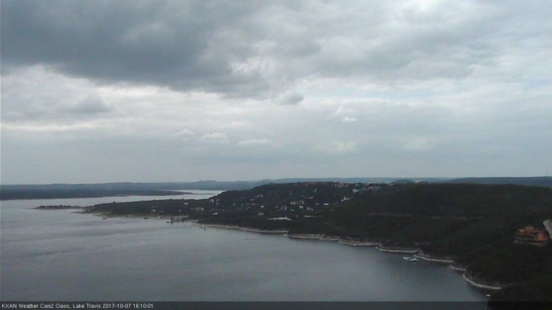 Lake Travis webcam, October 7, 2017 3:30 PM CT