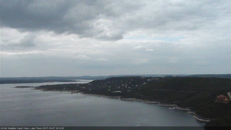 Lake Travis webcam, October 7, 2017 3:35 PM CT