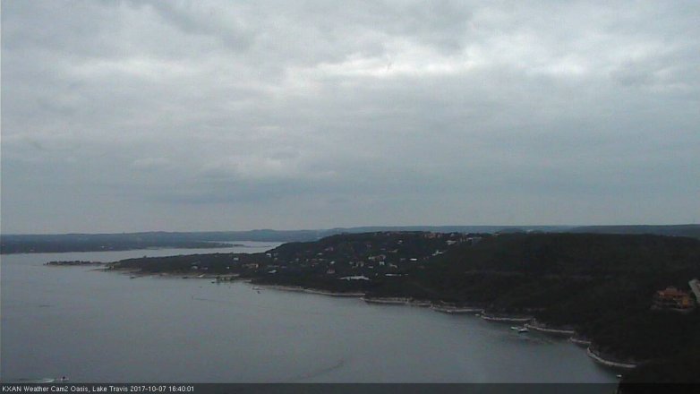 Lake Travis webcam, October 7, 2017 3:45 PM CT