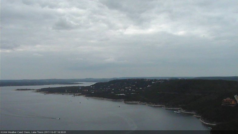 Lake Travis webcam, October 7, 2017 3:55 PM CT