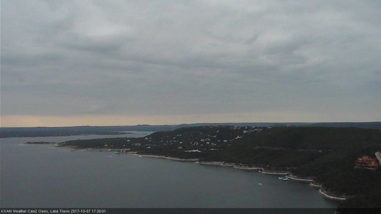 Lake Travis webcam, October 7, 2017 4:35 PM CT