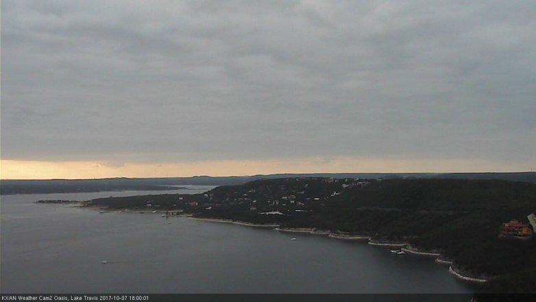 Lake Travis webcam, October 7, 2017 5:20 PM CT