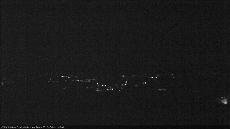 Lake Travis webcam, October 8, 2017 8:10 PM CT