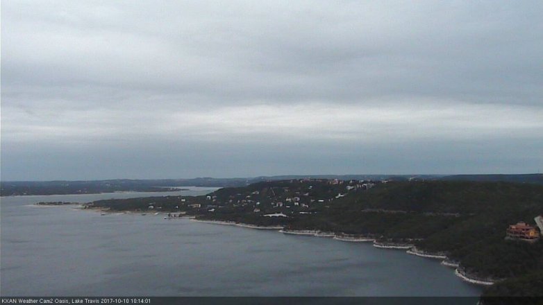 Lake Travis webcam, October 10, 2017 9:45 AM CT