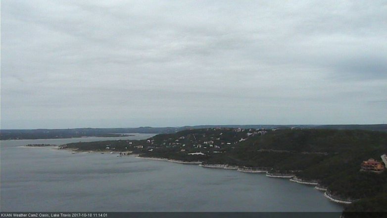 Lake Travis webcam, October 10, 2017 10:40 AM CT