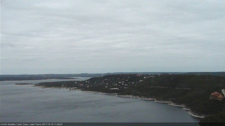 Lake Travis webcam, October 10, 2017 10:55 AM CT