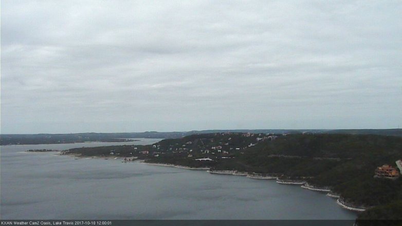 Lake Travis webcam, October 10, 2017 11:05 AM CT