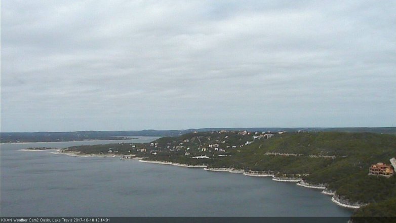 Lake Travis webcam, October 10, 2017 11:30 AM CT