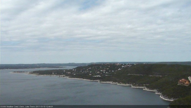 Lake Travis webcam, October 10, 2017 12:10 PM CT