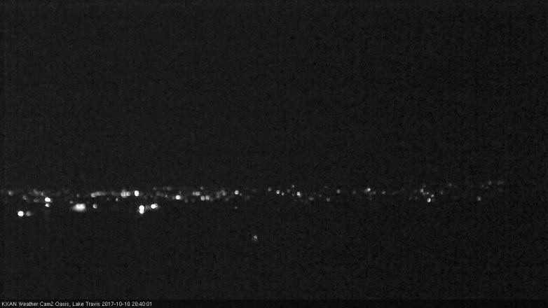 Lake Travis webcam, October 10, 2017 7:55 PM CT