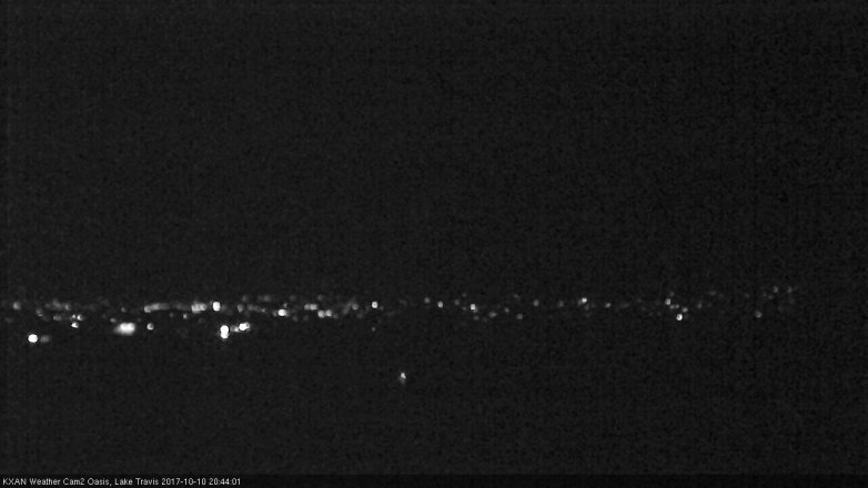 Lake Travis webcam, October 10, 2017 8:10 PM CT