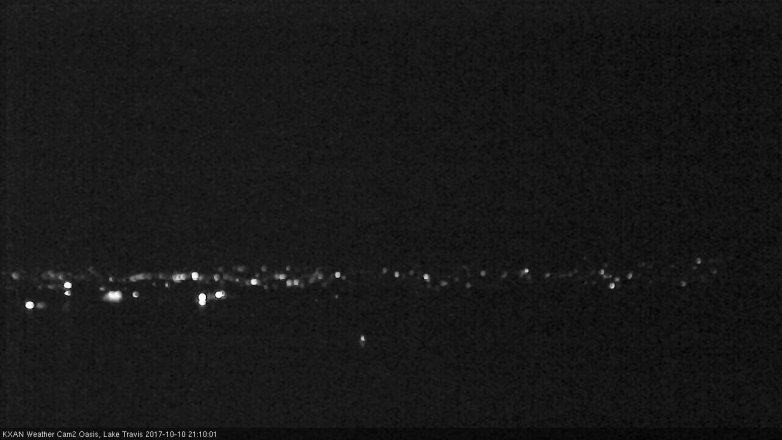 Lake Travis webcam, October 10, 2017 8:20 PM CT