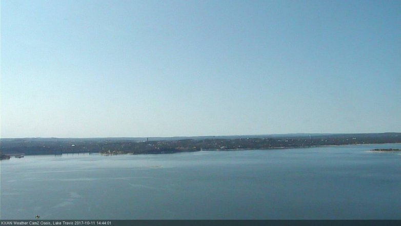 Lake Travis webcam, October 11, 2017 2:00 PM CT