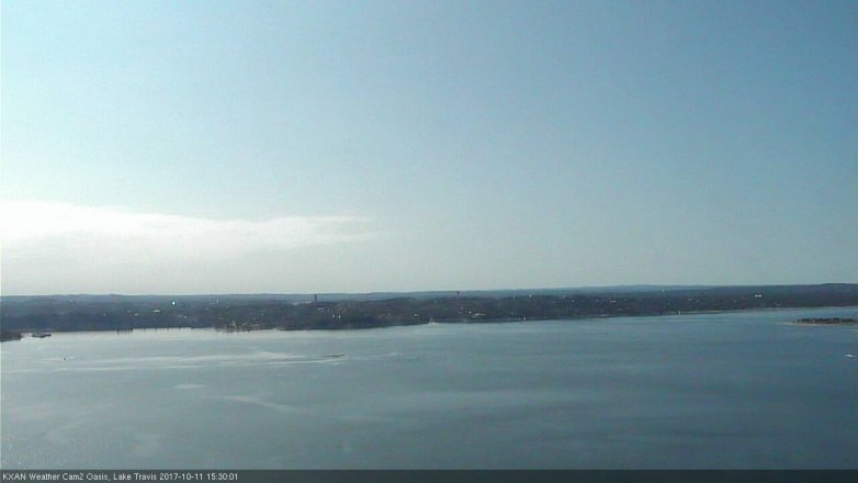 Lake Travis webcam, October 11, 2017 2:40 PM CT