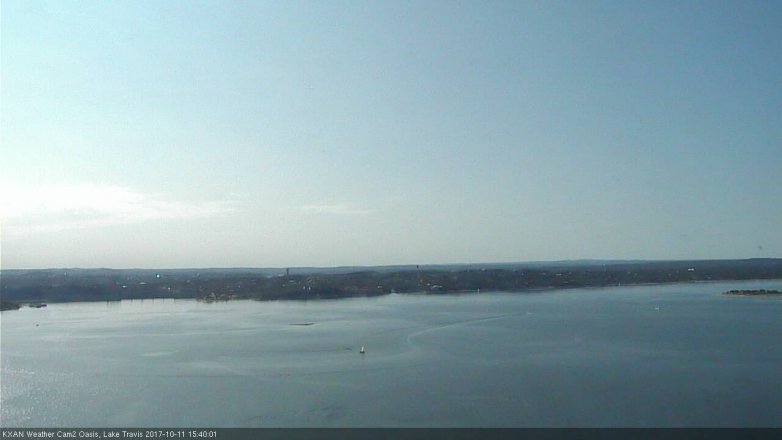 Lake Travis webcam, October 11, 2017 3:00 PM CT