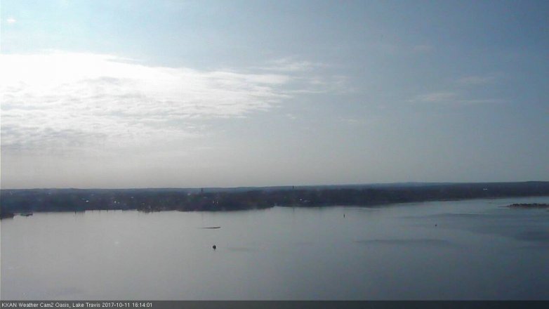 Lake Travis webcam, October 11, 2017 3:30 PM CT