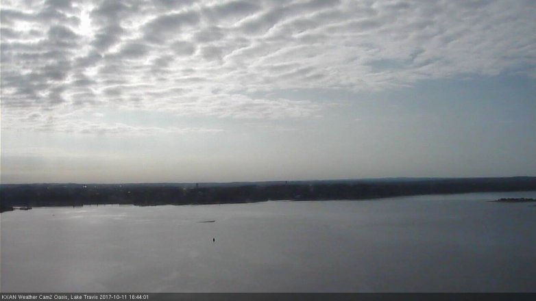 Lake Travis webcam, October 11, 2017 4:15 PM CT