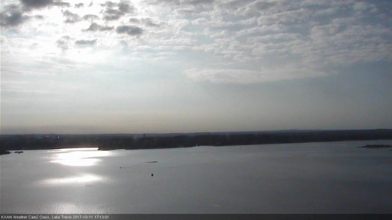 Lake Travis webcam, October 11, 2017 4:30 PM CT