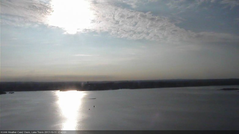 Lake Travis webcam, October 11, 2017 4:55 PM CT