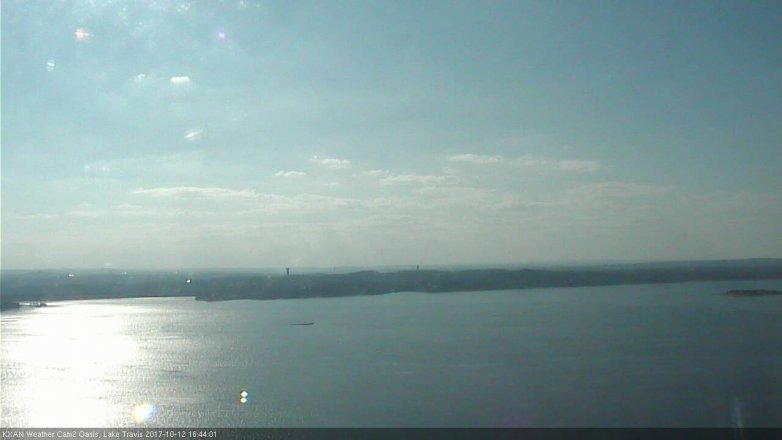 Lake Travis webcam, October 12, 2017 4:15 PM CT