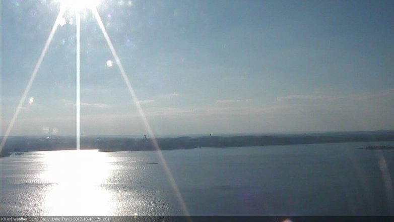 Lake Travis webcam, October 12, 2017 4:35 PM CT