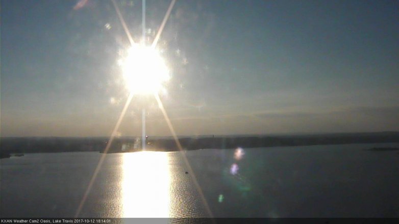 Lake Travis webcam, October 12, 2017 5:30 PM CT