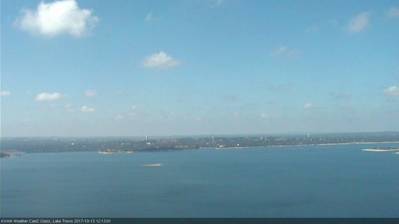 Lake Travis webcam, October 13, 2017 11:35 AM CT