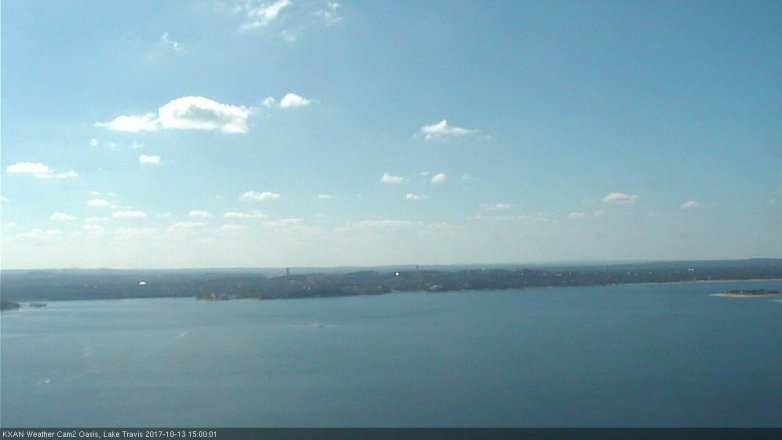 Lake Travis webcam, October 13, 2017 2:30 PM CT