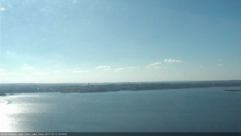 Lake Travis webcam, October 13, 2017 3:25 PM CT