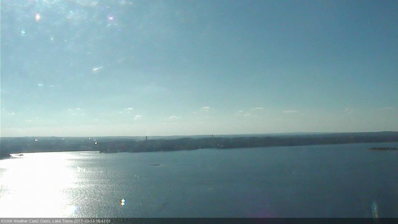 Lake Travis webcam, October 13, 2017 4:10 PM CT